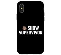 Cool S.h.i.t Show Supervisor Shot Hilarous Mom for Adults Coque pour iPhone X/XS