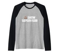 Cool S.h.i.t Show Supervisor Shot Hilarous Mom for Adults Manche Raglan