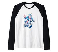 Cool Sam Loves Motorcycles et Costume d'équitation Manche Raglan