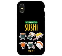 Cool Sarcastic Kung Fu Sushi Novelty Graphic Cool Designs Coque pour iPhone X/XS