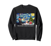 Cool Sarcastic Vincent Van Gogh The Starry Christmas Night Sweatshirt