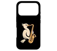 Cool Saxophone Jouant des Oiseaux Jazz Musicien Vibes Coque pour iPhone 17 Pro