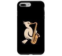 Cool Saxophone Jouant des Oiseaux Jazz Musicien Vibes Coque pour iPhone 7 Plus/8 Plus
