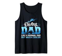Cool Scuba Diving Dad Scuba Dive Diver Diving Débardeur