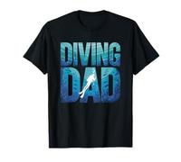 Cool Scuba Diving Dad Underwater Adventure Ocean Lover Diver T-Shirt