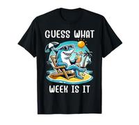 Cool Shark Semaine 2025 Devinez quelle semaine est-ce que c'est un voyage pour les amoureux des requins T-Shirt