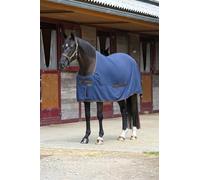 Cool Sheet Linen, 125, bleu marine/café