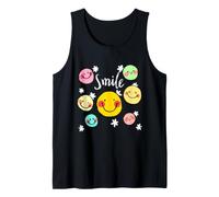 Cool Silhouette Happy Smile Face Illustration Graphic Design Débardeur
