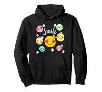 Cool Silhouette Happy Smile Face Illustration Graphic Design Sweat à Capuche