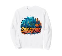 Cool Singapour Graffiti Street Art Skyline Sweatshirt