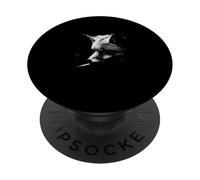 Cool Sketch en Train de Fumer Une Cigarette pour Chien Husky PopSockets PopGrip Adhésif