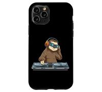 Cool Sloth DJ avec Casque Audio Aux Platines Coque pour iPhone 11 Pro