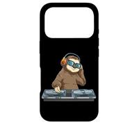 Cool Sloth DJ avec Casque Audio Aux Platines Coque pour iPhone 17 Pro