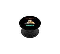 Cool Sloth DJ : Beat & Good Vibes de Style décontracté pour Amateurs de Musique PopSockets PopGrip Adhésif