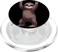 Cool Sloth Rock on Funny Animal Lover Graphic Lunettes de Soleil PopSockets PopGrip pour MagSafe