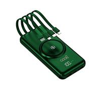 COOL SMARTPHONES & TABLETS ACCESSORIES Batterie Externe Universelle Power Bank 10 000 mAh + Qi Charge sans Fil (4 connexions) Vert