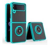 COOL SMARTPHONES & TABLETS ACCESSORIES Coque Samsung F926 Galaxy Z Flip 3 Anneau Rigide Celeste