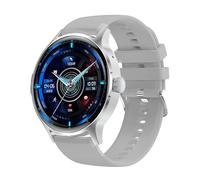 Cool Smartwatch Iris Silicone Gris (Amoled, Appels, Santé, Sport), Gris, Grande