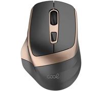 Cool Souris sans Fil silencieuse Ergonomic Noir/doré