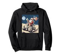 Cool Space Costume de Père Noël pour Lune de Noël Sweat à Capuche