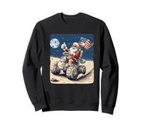 Cool Space Costume de Père Noël pour Lune de Noël Sweatshirt