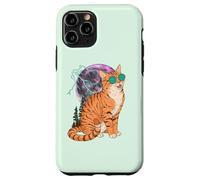 Cool Space Tiger Sunglasses Galaxy Lightning Tiger Coque pour iPhone 11 Pro