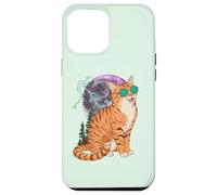 Cool Space Tiger Sunglasses Galaxy Lightning Tiger Coque pour iPhone 12 Pro Max