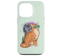 Cool Space Tiger Sunglasses Galaxy Lightning Tiger Coque pour iPhone 13 Pro