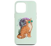 Cool Space Tiger Sunglasses Galaxy Lightning Tiger Coque pour iPhone 13 Pro Max
