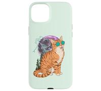 Cool Space Tiger Sunglasses Galaxy Lightning Tiger Coque pour iPhone 15 Plus
