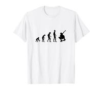 Cool Sports Skateboarding Evolution Humaine Skateboarder T-Shirt