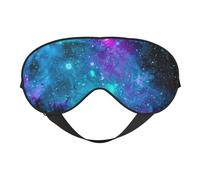 Cool Star River Masque de sommeil doux en soie avec sangle réglable confortable pour voyage bureau sieste