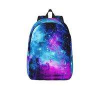 Cool Star River Sac à dos en toile pour ordinateur portable Sangles réglables Vintage Casual École Voyage Travail en plein air Camping, Noir , S