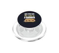 Cool Story Babe Now Make Me Sandwich Sarcasme et Humour drôles PopSockets PopGrip pour MagSafe