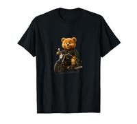 Cool Stylish Teddy Bear Illustration Novelty Graphic Designs T-Shirt