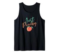 Cool Summer Fruit Retro Just Peachy & Keep it Peachy Graphic Débardeur