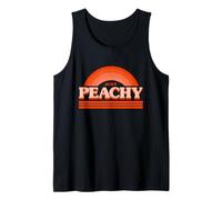 Cool Summer Fruit Retro Just Peachy & Keep it Peachy Graphic Débardeur