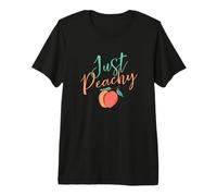 Cool Summer Fruit Retro Just Peachy & Keep it Peachy Graphic T-Shirt Haut de Gamme