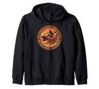 Cool Surf City USA, Huntington Beach, California Surfer Vibe Sweat à Capuche
