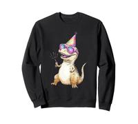 Cool T-Rex Party Dino Celebration Lunettes de Soleil Sweatshirt