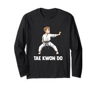 Cool Taekwondo Boy Arts Martiaux Combattant De Taekwondo Manche Longue