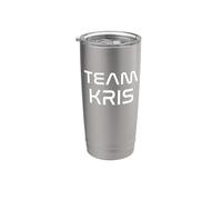 Cool: Team Kris First Name Show Support, Be On Team Kris Gobelet isotherme en acier inoxydable double paroi