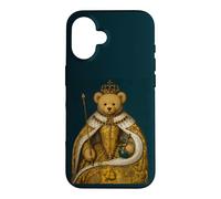 Cool Teddy Bear Inspired from Royal Art Abstract Cool Coque pour iPhone 16