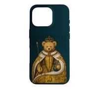 Cool Teddy Bear Inspired from Royal Art Abstract Cool Coque pour iPhone 16 Pro