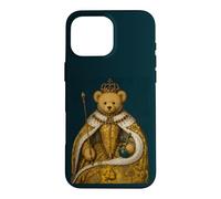 Cool Teddy Bear Inspired from Royal Art Abstract Cool Coque pour iPhone 16 Pro Max