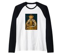 Cool Teddy Bear Inspired from Royal Art Abstract Cool Manche Raglan