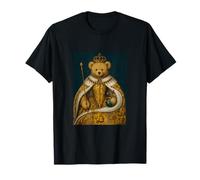 Cool Teddy Bear Inspired from Royal Art Abstract Cool T-Shirt