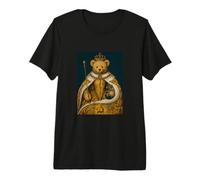 Cool Teddy Bear Inspired from Royal Art Abstract Cool T-Shirt Haut de Gamme