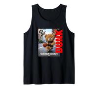 Cool Teddy Bear Playing Basketball Illustration Graphic Débardeur