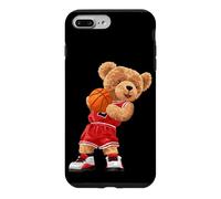 Cool Teddy Bear Plays Basketball Illustration Graphic Design Coque pour iPhone 7 Plus/8 Plus